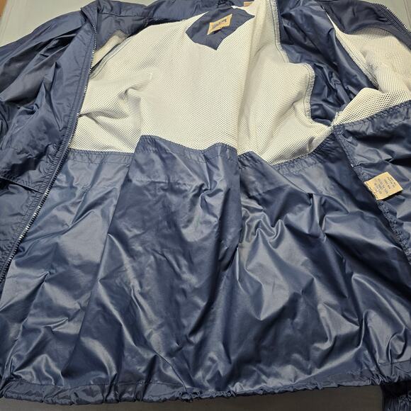 Himalaya Outfitters Blue Navy Jacket Nylon Windbreaker Full Zip Mens Size 2X Big - Picture 8 of 10